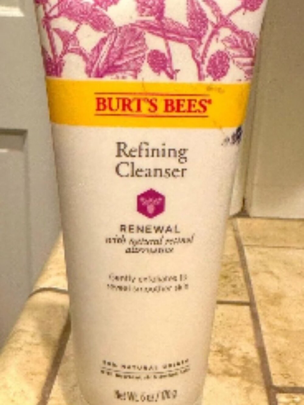 NEW BURTS BEES REFINING CLEANSER
